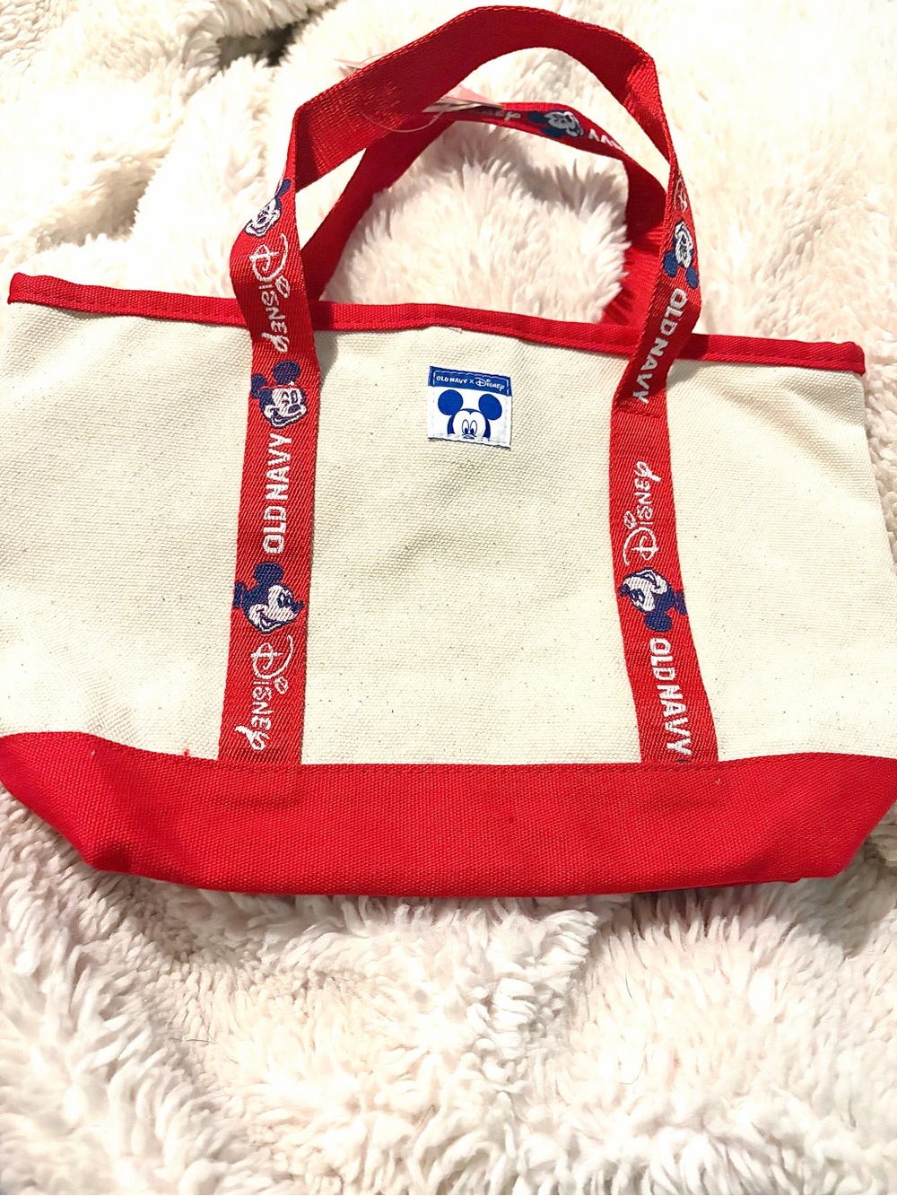 Old Navy Disney Mickey Mouse Canvas Tote Bag